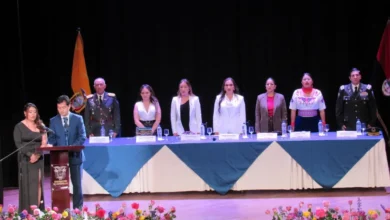 Mancheno y Tiupul en presentación de Gobernadora Chimborazo