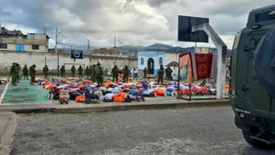 Cuatro presos fueron detenidos tras amotinamiento en Riobamba