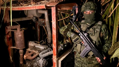 Gualaquiza Ejército desmantela campo de minería ilegal