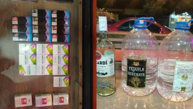 Policía Nacional decomisó trago y tabacos en Riobamba