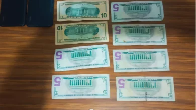 Policía Nacional detuvo a hombre prestamista en Riobamba. Parte de la evidencia encontrada