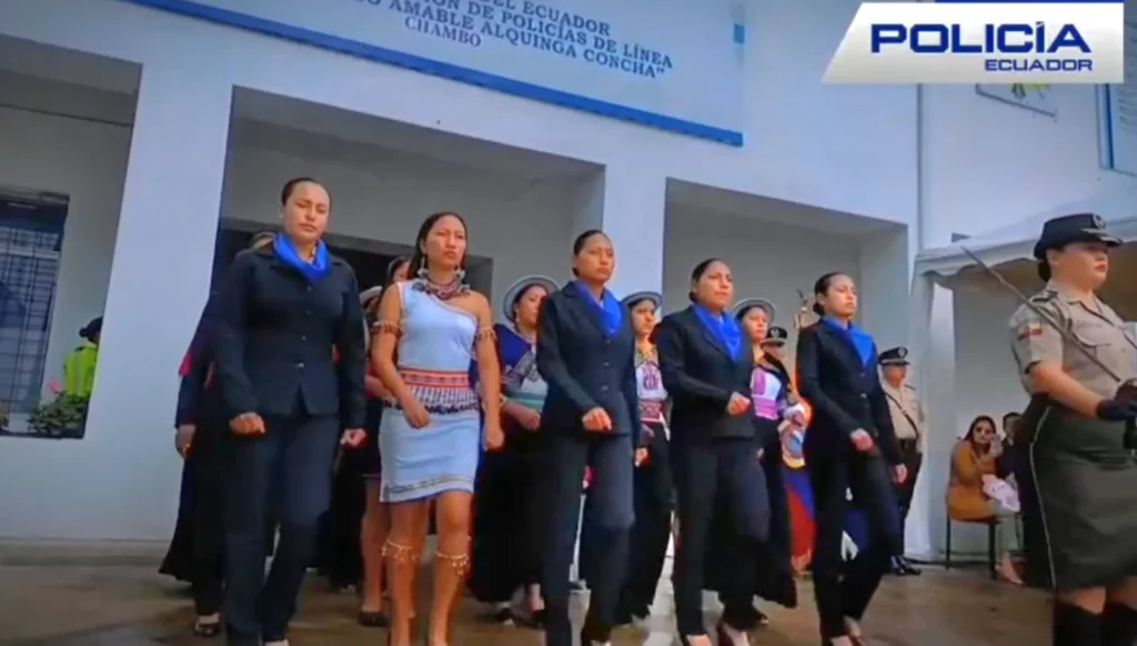 65 mujeres aspiran ingresar a la Policía Nacional en Chambo