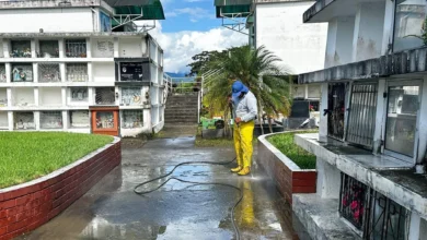 Realizaron limpieza en el Cementerio de Macas