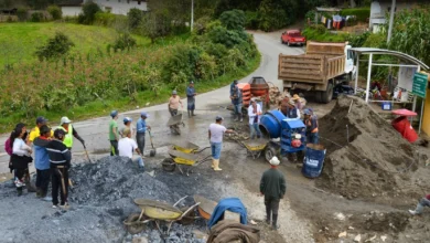 San Miguel de Bolívar impulsa obra deportiva comunitaria