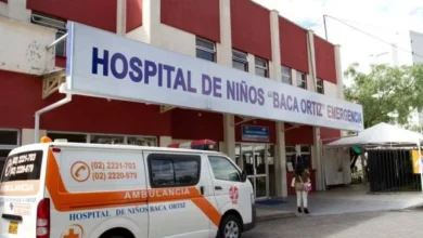 Muerte de niña por accidente genera dolor en familia de Guano. En el Hospital 'Baca Ortiz', de Quito, se vivieron momentos dolorosos