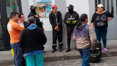 Latacunga: adulto mayor robó un parlante y confesó (Foto cortesía)