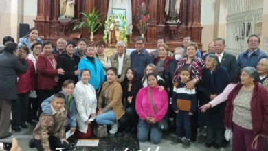 En julio la Virgen del Carmen visita 45 hogares riobambeños
