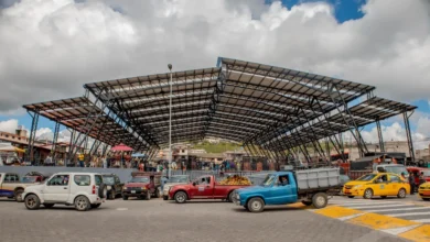 Latacunga: filtraciones de agua plaza Canadá fueron subsanados
