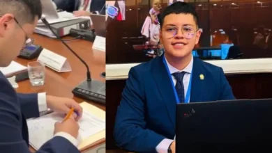 Asambleísta es captado dibujando durante fiscalización a Progen