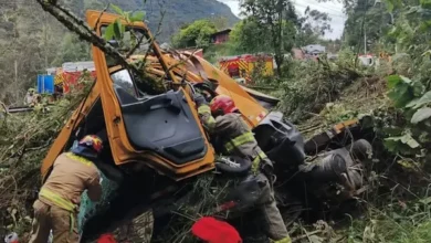 Hombre murió aplastado por camión tras caer por pendiente