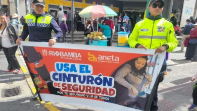 Agentes de Tránsito promueven uso del cinturón de seguridad