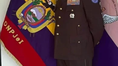 Policía Nacional tiene nuevo comandante en Chimborazo. Se trata del coronel de Policía de EM Julio Vinicio Camacho Pilpe