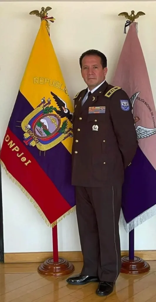 Policía Nacional tiene nuevo comandante en Chimborazo. Se trata del coronel de Policía de EM Julio Vinicio Camacho Pilpe