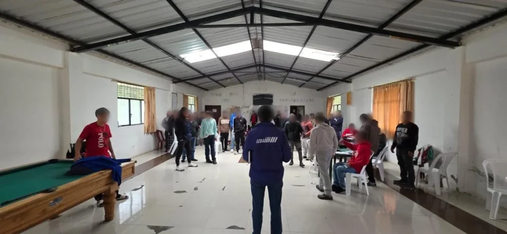 Centro de rehabilitación clandestino clausurado en Cevallos.