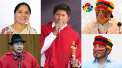 Conozca a los cinco candidatos a la Presidencia de la Conaie 2025