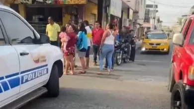 Mujer fue baleada frente a supermercado de Manta