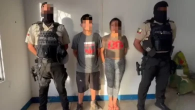 Dos personas detenidas por presunto microtráfico en Taisha.