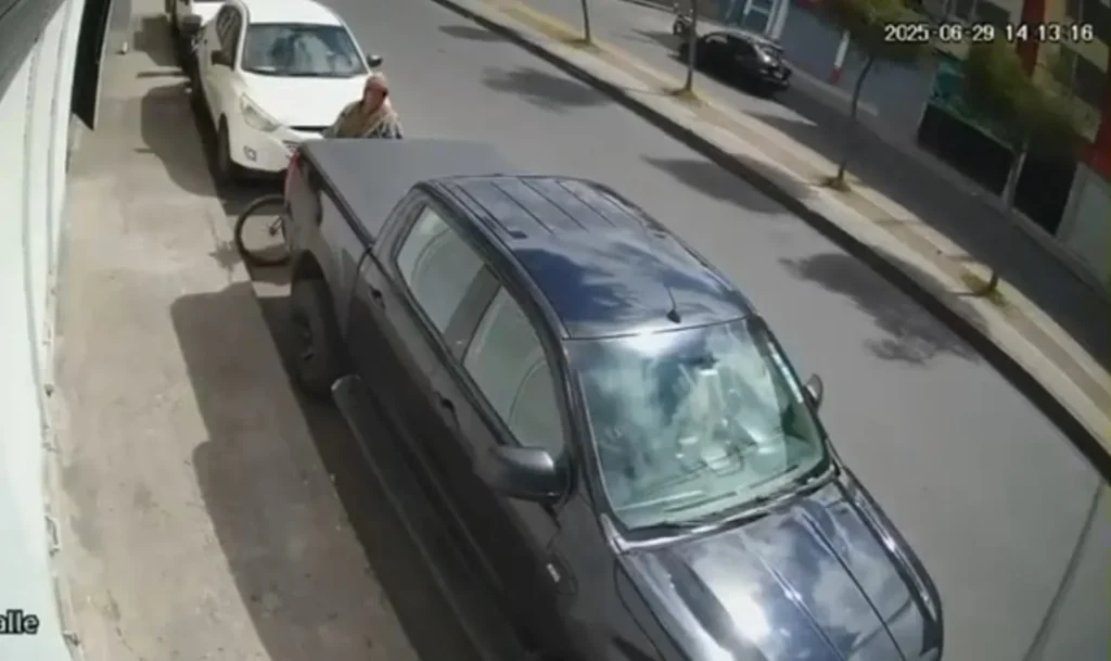 Delincuente se robó sello de carro en Riobamba