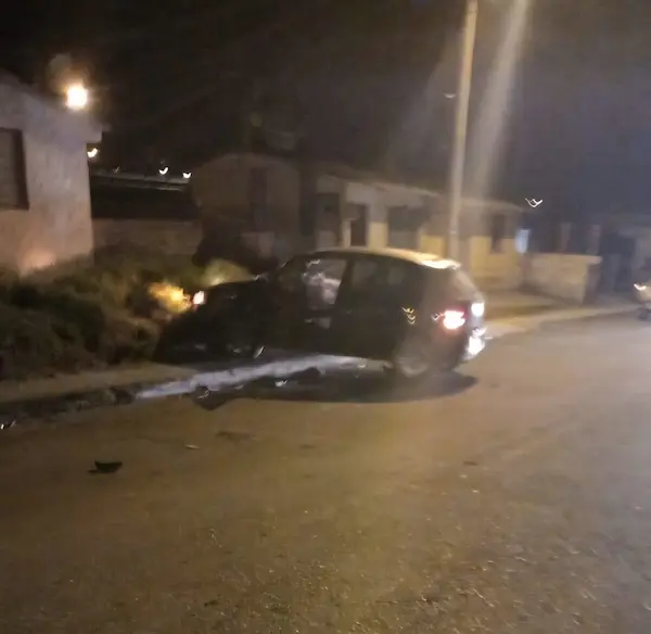 El otro automotor involucrado en el percance