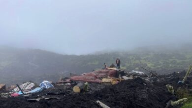 Aluvión en El Tambo, Napo, deja casas y vía afectadas
