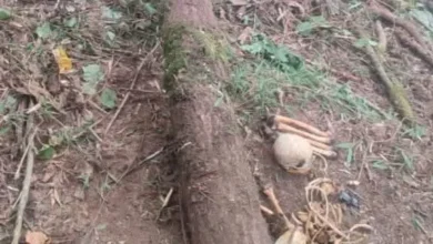 Guaranda encuentran restos humanos en la parroquia Salinas.