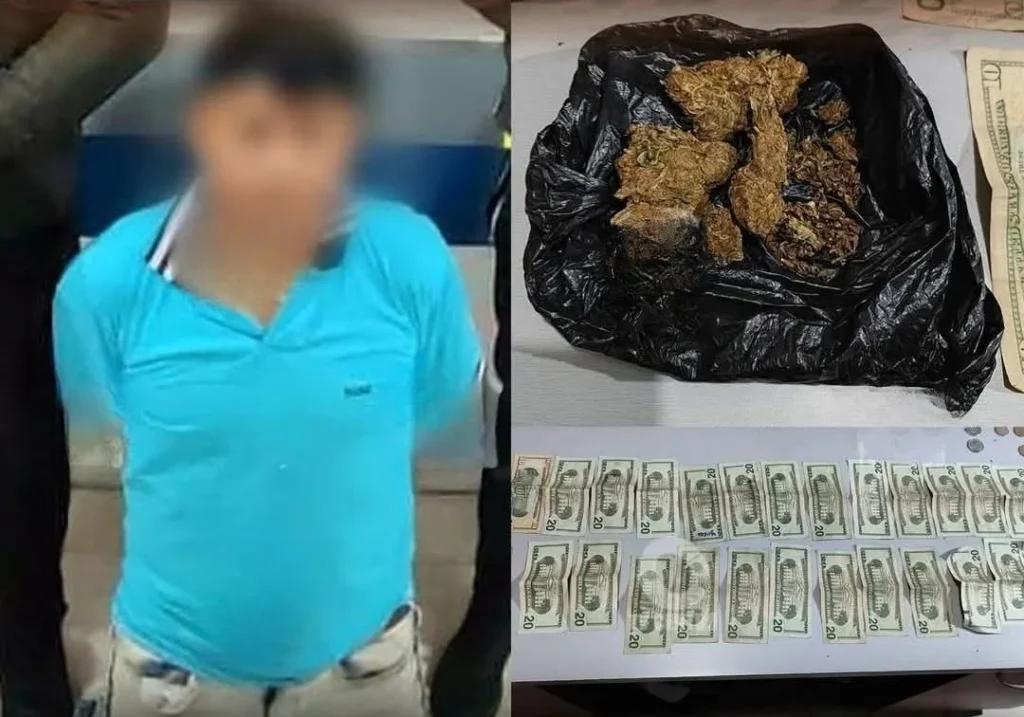Hombre detenido con droga en Chillanes.