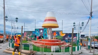 Inicia la restauración del monumento al Helado en Salcedo.
