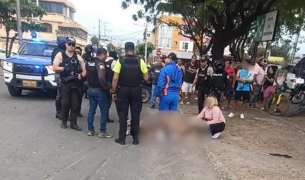 Joven herido de bala por sicarios cerca al estadio