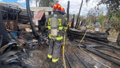 Latacunga incendio consumió una bodega en Patután.