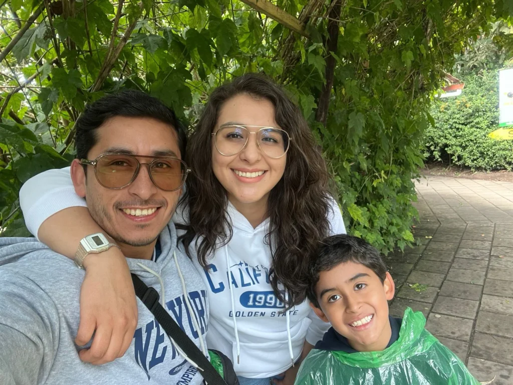 Su familia el aporte fundamental en tan dura lucha