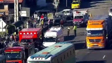 Un muerto y dos heridos tras el impacto de una llanta en Mejía