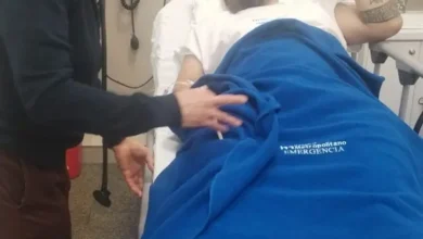 Padre de familia de Riobamba lucha por su vida