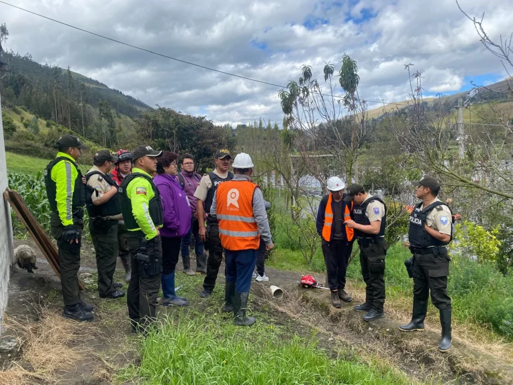 Los organismos de socorro llegaron a la zona ‘0’
