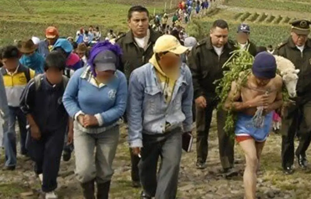 Líder campesino hospitalizado tras Justicia Indígena en Guamote