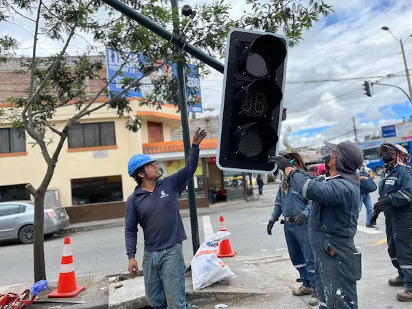 Riobamba: Movilidad coloca cámaras para contabilizar carros