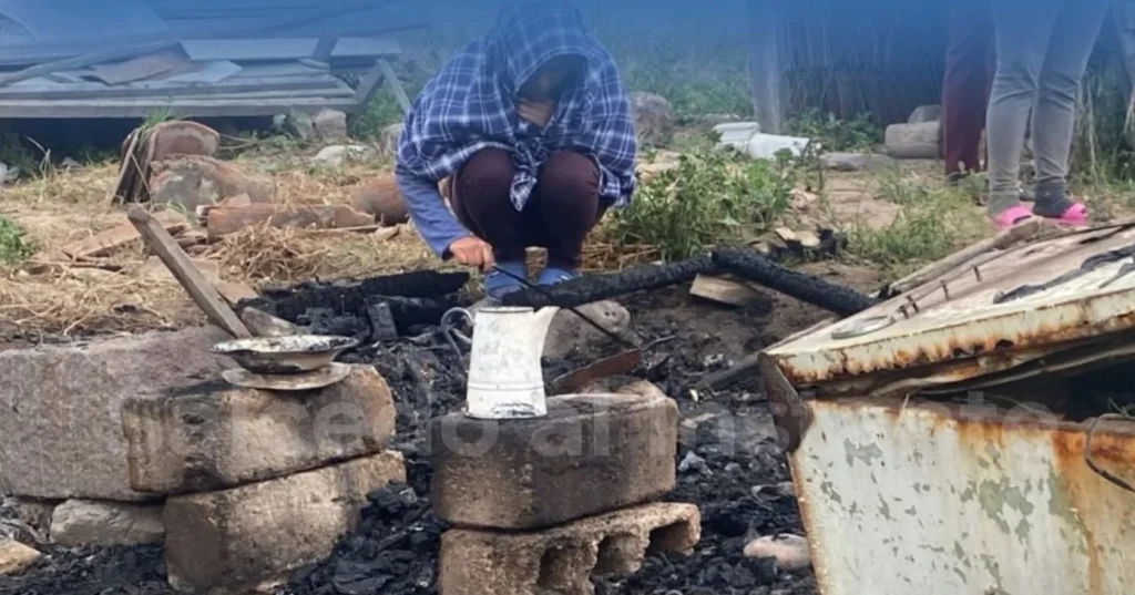 Salcedo hombre muere calcinado en incendio.
