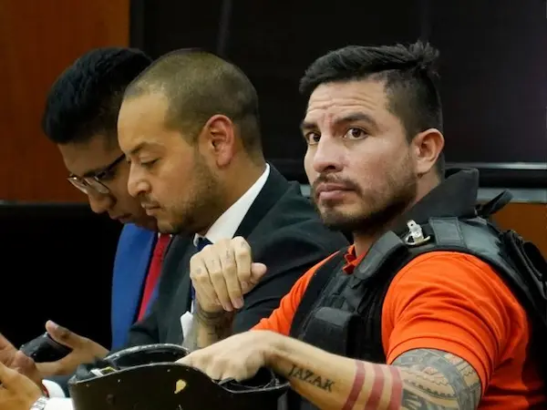 Daniel Salcedo da su testimonio ante la Asamblea Nacional
