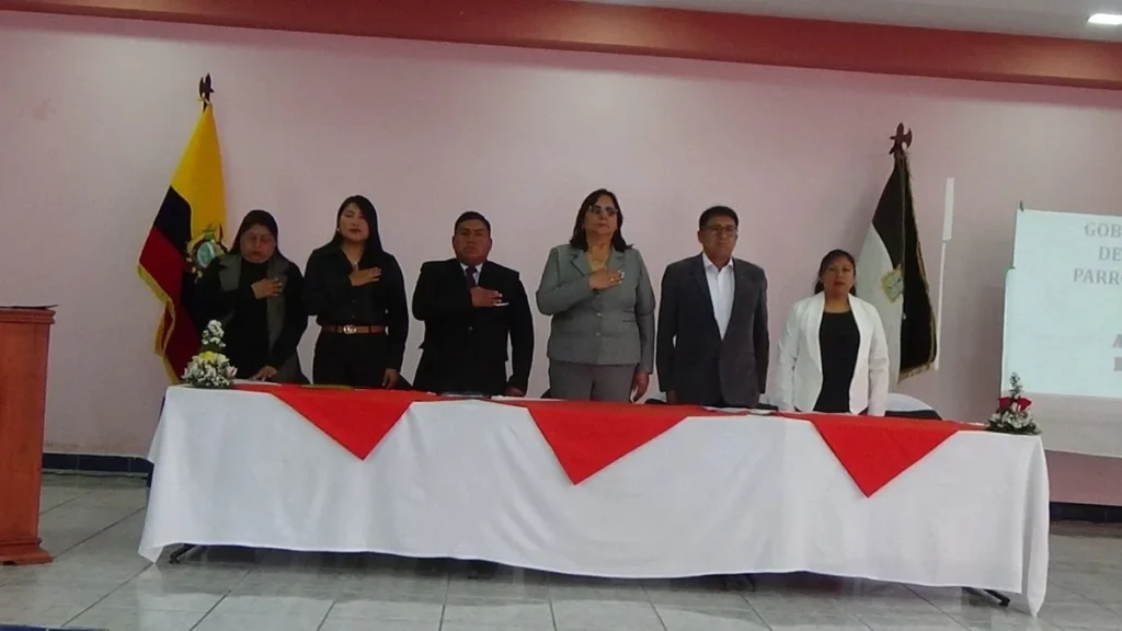 San Gerardo, cantón Guano presentó informe de obras