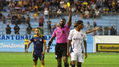 Árbitro emitió insólito comentario a un jugador del Delfín