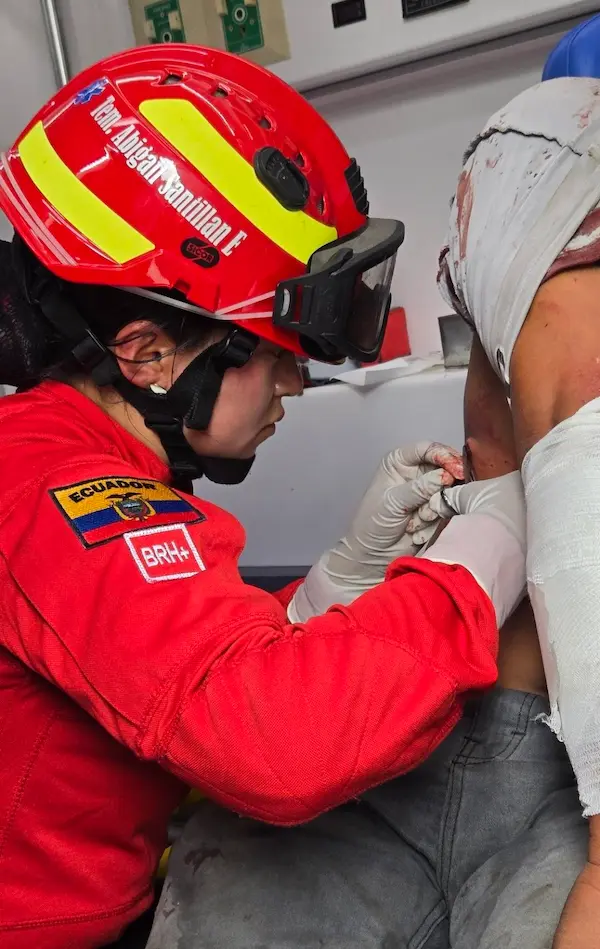 Heridos en el accidente