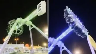 Atracción se parte en dos y deja 23 personas heridas