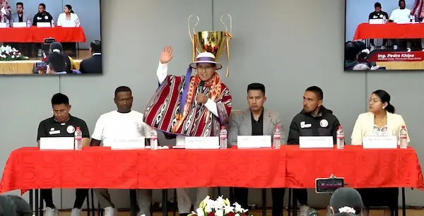 Daquilema FC ofreció rueda de prensa tras ganar el torneo provincial.