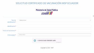 Guía para obtener el certificado de vacunación del MSP en formato digital