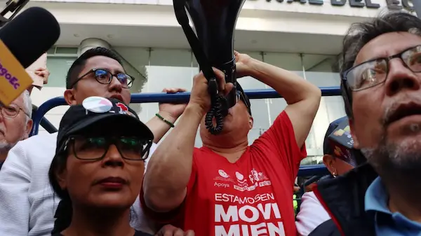 MARCHA MOVIMIENTOS SOCIALES Quito, jueves 7 de agosto del 2025 Marcha a la Corte Constitucional