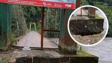 Mal estado de puente pone en riesgo a estudiantes en Morona.
