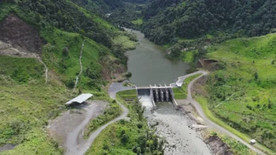 Nueva hidroeléctrica en construcción en el cantón Morona.