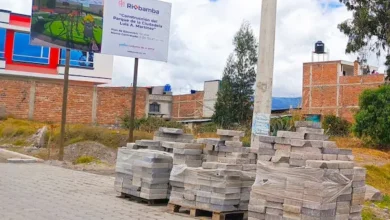 Nuevo parque en Riobamba: colocación de la primera piedra