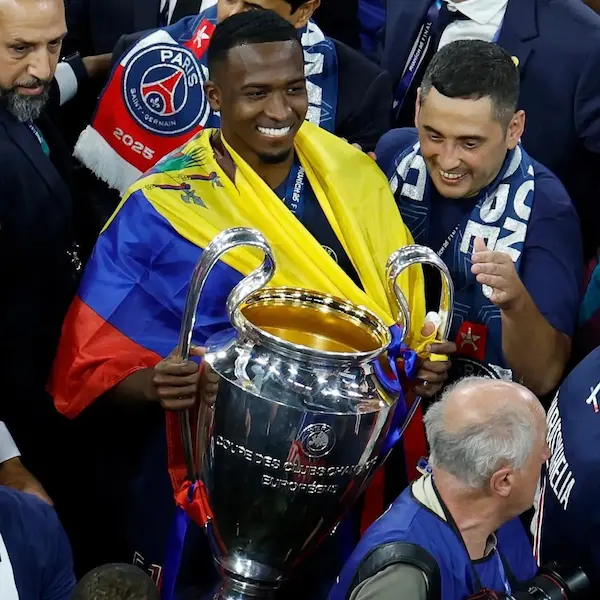 Willian Pacho, vigente campeón de la Champions.