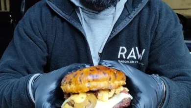 RAW BURGER en el Top Burger con su hamburguesa Terrosa