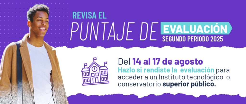 Así es la plataforma de la Senescyt para revisar el puntaje del examen de ingreso a institutos y conservatorios 2025